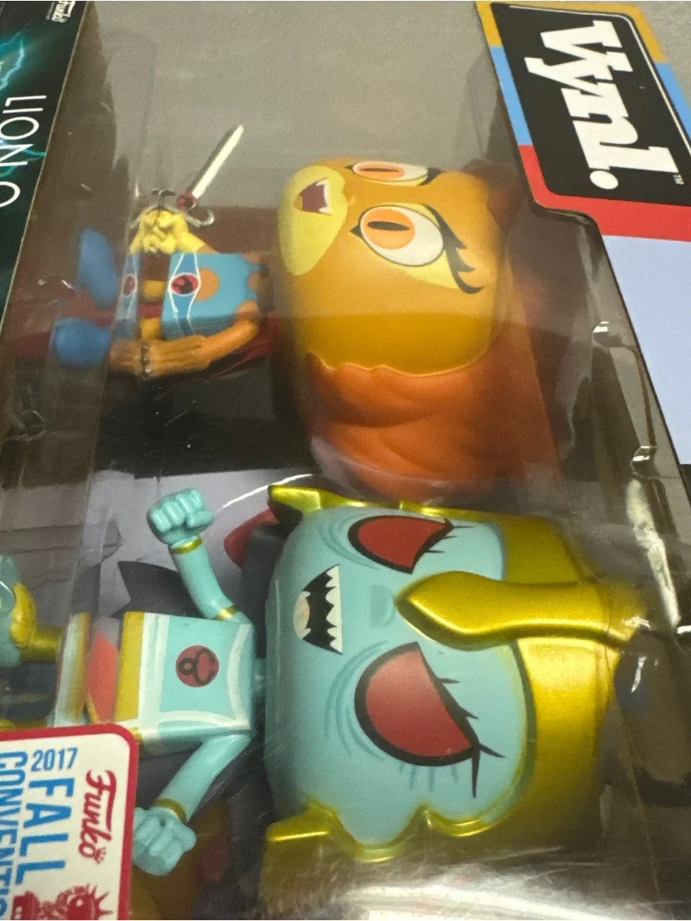 Funko Vynl. ThunderCats Lion-O & Mumm-Ra 2-Pack - Yellow, Blue, Red